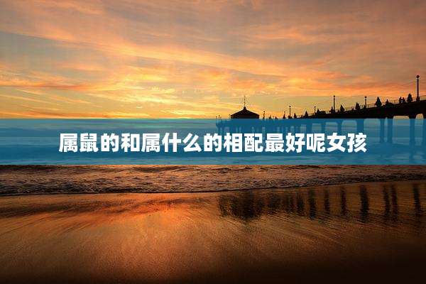 属鼠的和属什么的相配最好呢女孩