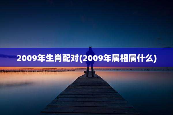2009年生肖配对(2009年属相属什么)