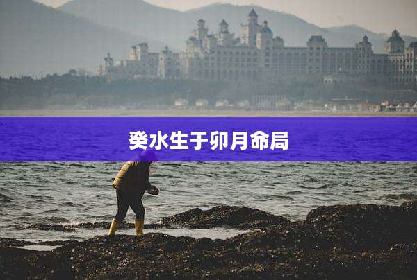 癸水生于卯月命局