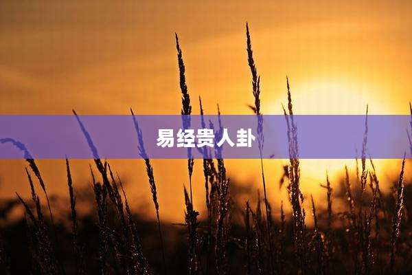易经贵人卦