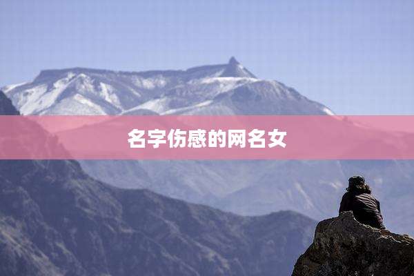 名字伤感的网名女