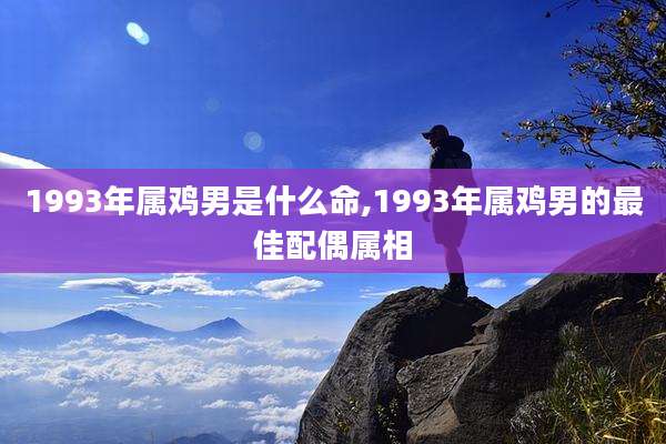 1993年属鸡男是什么命,1993年属鸡男的最佳配偶属相