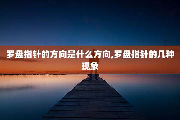 罗盘指针的方向是什么方向,罗盘指针的几种现象