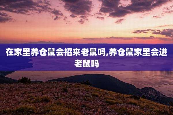 在家里养仓鼠会招来老鼠吗,养仓鼠家里会进老鼠吗