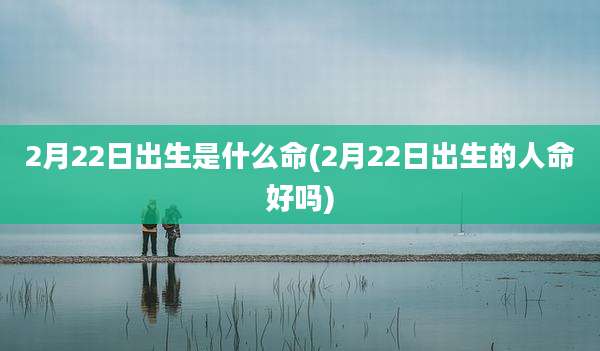 2月22日出生是什么命(2月22日出生的人命好吗)