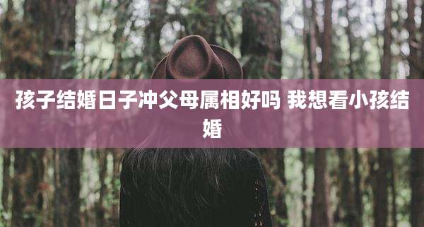 孩子结婚日子冲父母属相好吗 我想看小孩结婚