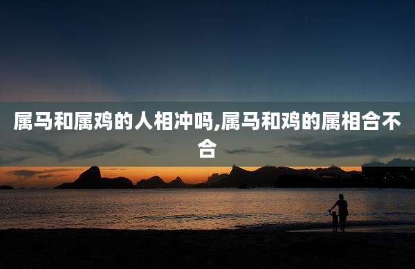 属马和属鸡的人相冲吗,属马和鸡的属相合不合
