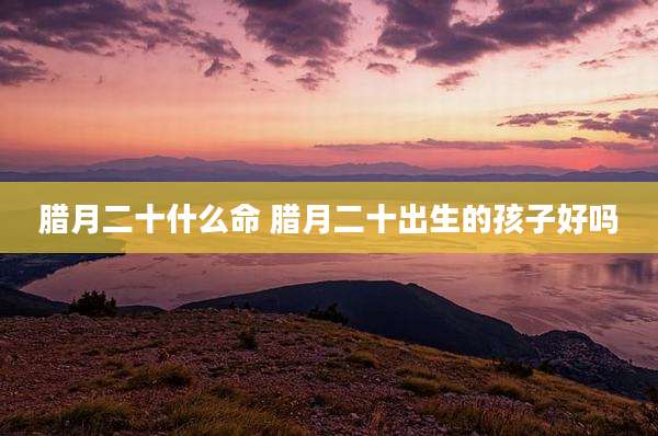 腊月二十什么命 腊月二十出生的孩子好吗