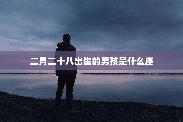 二月二十八出生的男孩是什么座