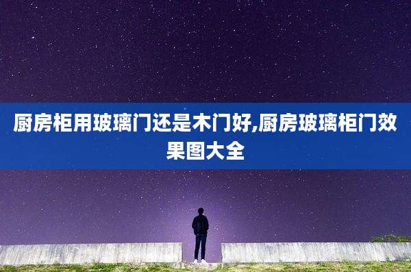 厨房柜用玻璃门还是木门好,厨房玻璃柜门效果图大全