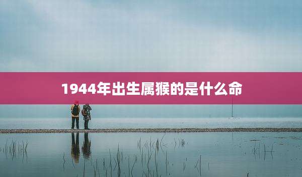 1944年出生属猴的是什么命