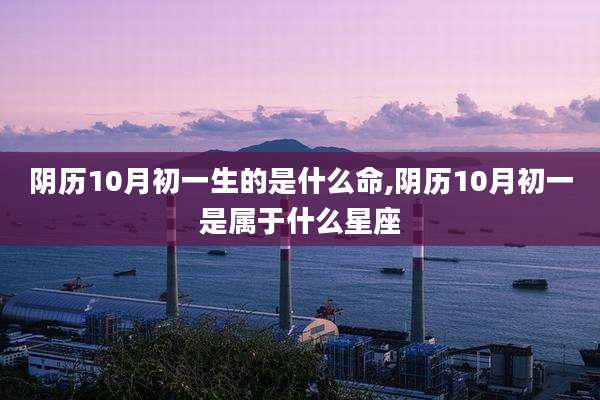 阴历10月初一生的是什么命,阴历10月初一是属于什么星座