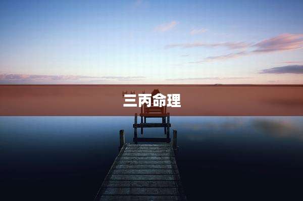 三丙命理