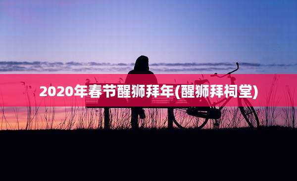 2020年春节醒狮拜年(醒狮拜祠堂)