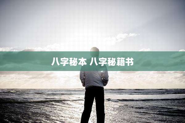八字秘本 八字秘籍书