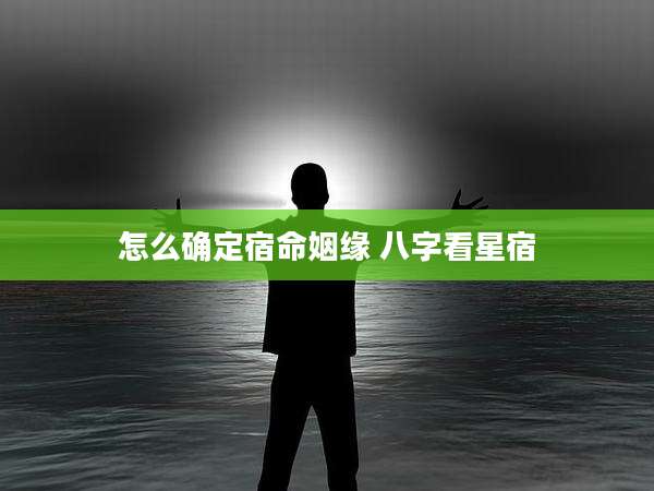 怎么确定宿命姻缘 八字看星宿
