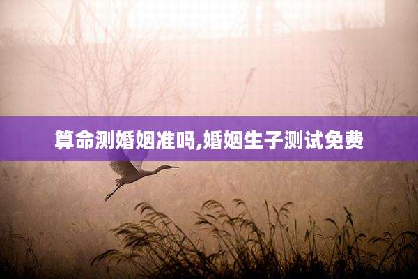 算命测婚姻准吗,婚姻生子测试免费