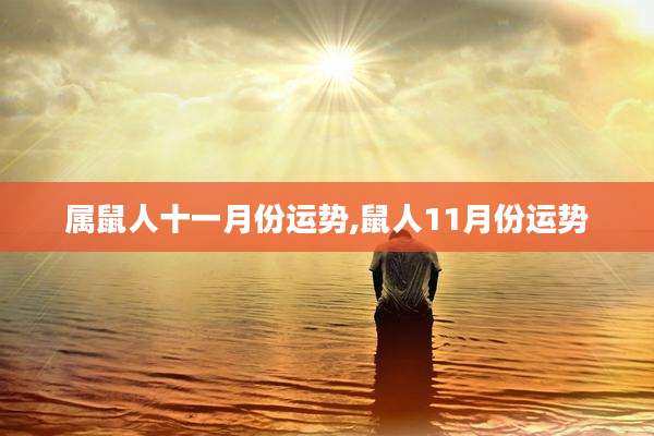 属鼠人十一月份运势,鼠人11月份运势