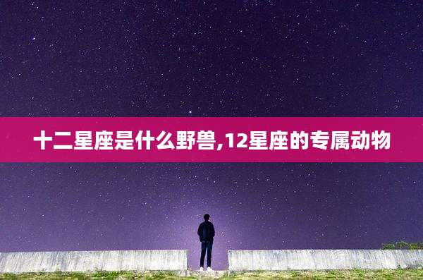 十二星座是什么野兽,12星座的专属动物