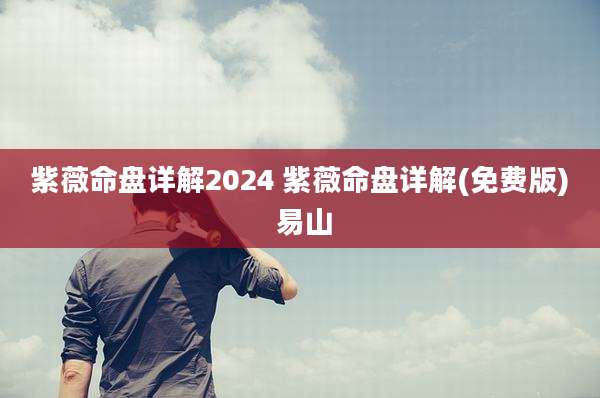 紫薇命盘详解2024 紫薇命盘详解(免费版) 易山