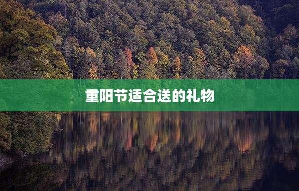 重阳节适合送的礼物