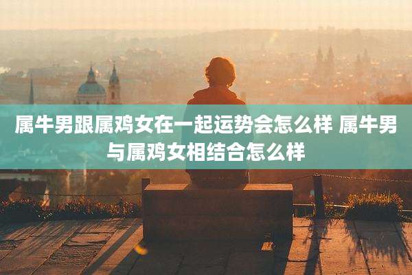 属牛男跟属鸡女在一起运势会怎么样 属牛男与属鸡女相结合怎么样