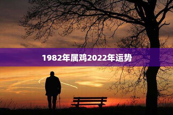 1982年属鸡2022年运势