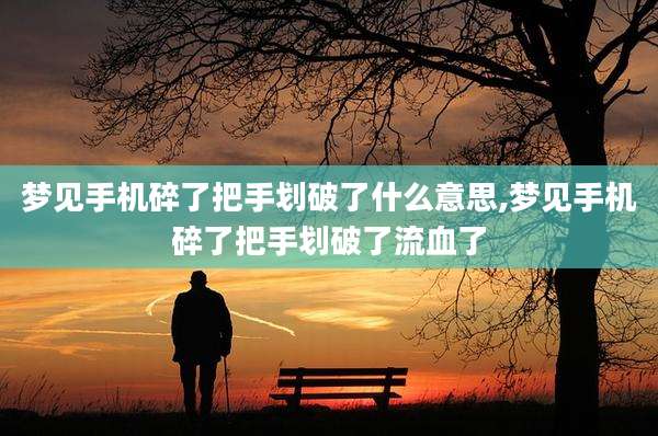 梦见手机碎了把手划破了什么意思,梦见手机碎了把手划破了流血了