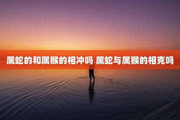 属蛇的和属猴的相冲吗 属蛇与属猴的相克吗