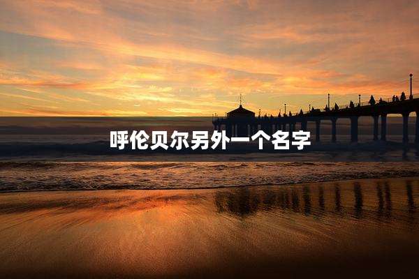呼伦贝尔另外一个名字