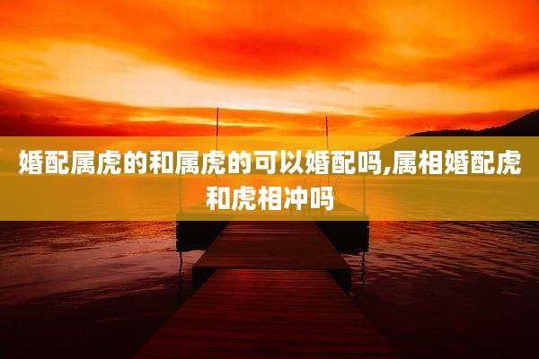 婚配属虎的和属虎的可以婚配吗,属相婚配虎和虎相冲吗