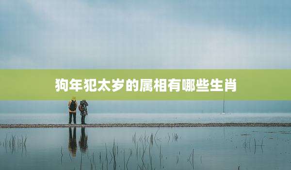狗年犯太岁的属相有哪些生肖