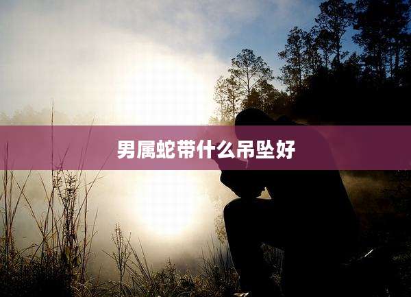 男属蛇带什么吊坠好