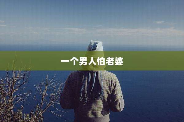 一个男人怕老婆