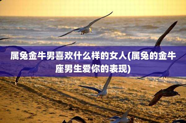 属兔金牛男喜欢什么样的女人(属兔的金牛座男生爱你的表现)