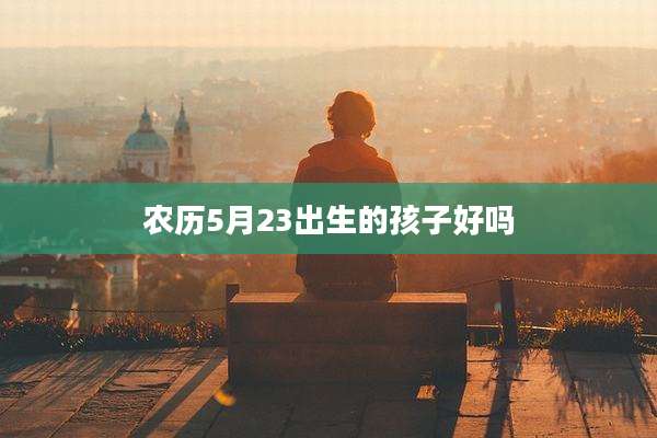 农历5月23出生的孩子好吗