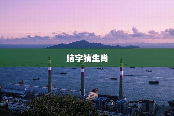 脑字猜生肖