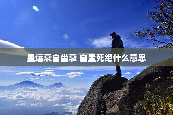 星运衰自坐衰 自坐死绝什么意思