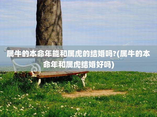 属牛的本命年能和属虎的结婚吗?(属牛的本命年和属虎结婚好吗)