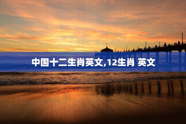中国十二生肖英文,12生肖 英文