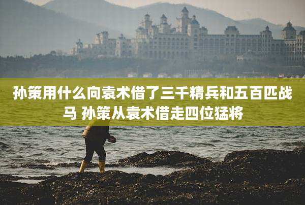 孙策用什么向袁术借了三千精兵和五百匹战马 孙策从袁术借走四位猛将
