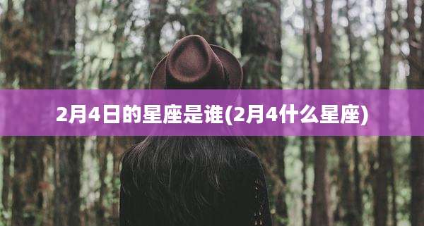 2月4日的星座是谁(2月4什么星座)