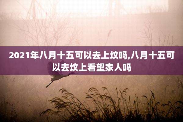 2021年八月十五可以去上坟吗,八月十五可以去坟上看望家人吗