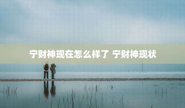 宁财神现在怎么样了 宁财神现状