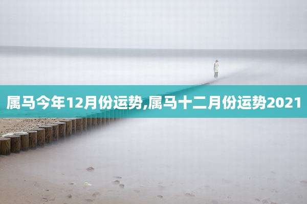 属马今年12月份运势,属马十二月份运势2021