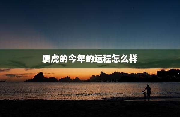 属虎的今年的运程怎么样