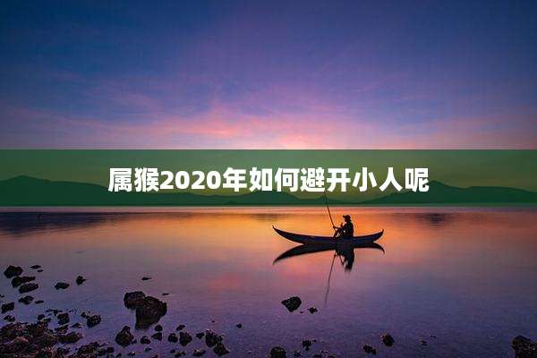 属猴2020年如何避开小人呢
