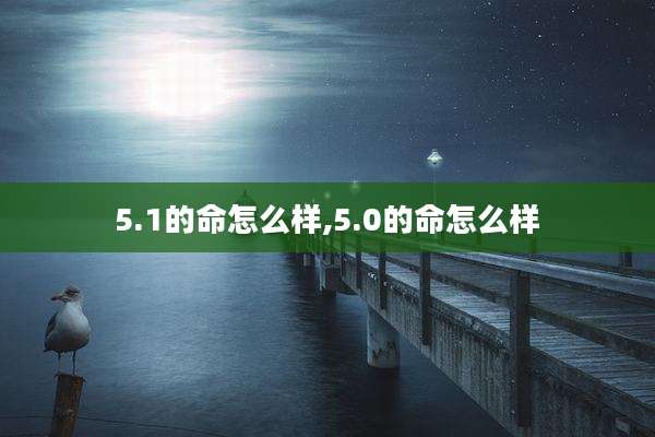 5.1的命怎么样,5.0的命怎么样