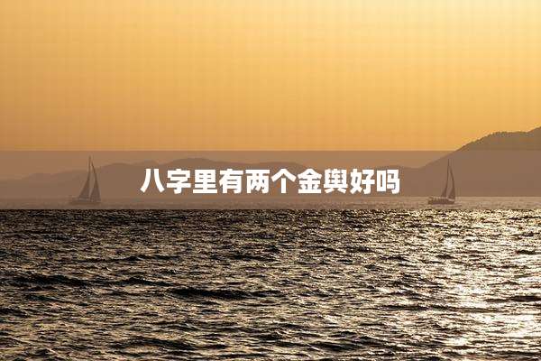 八字里有两个金舆好吗