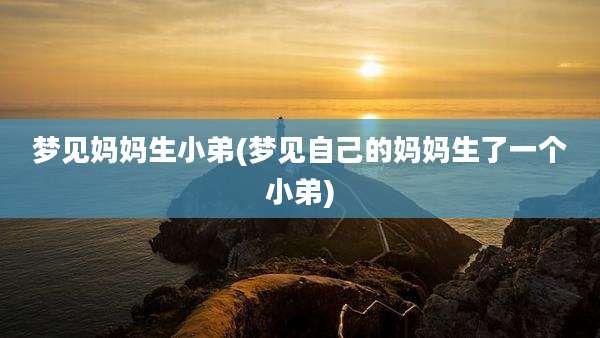 梦见妈妈生小弟(梦见自己的妈妈生了一个小弟)